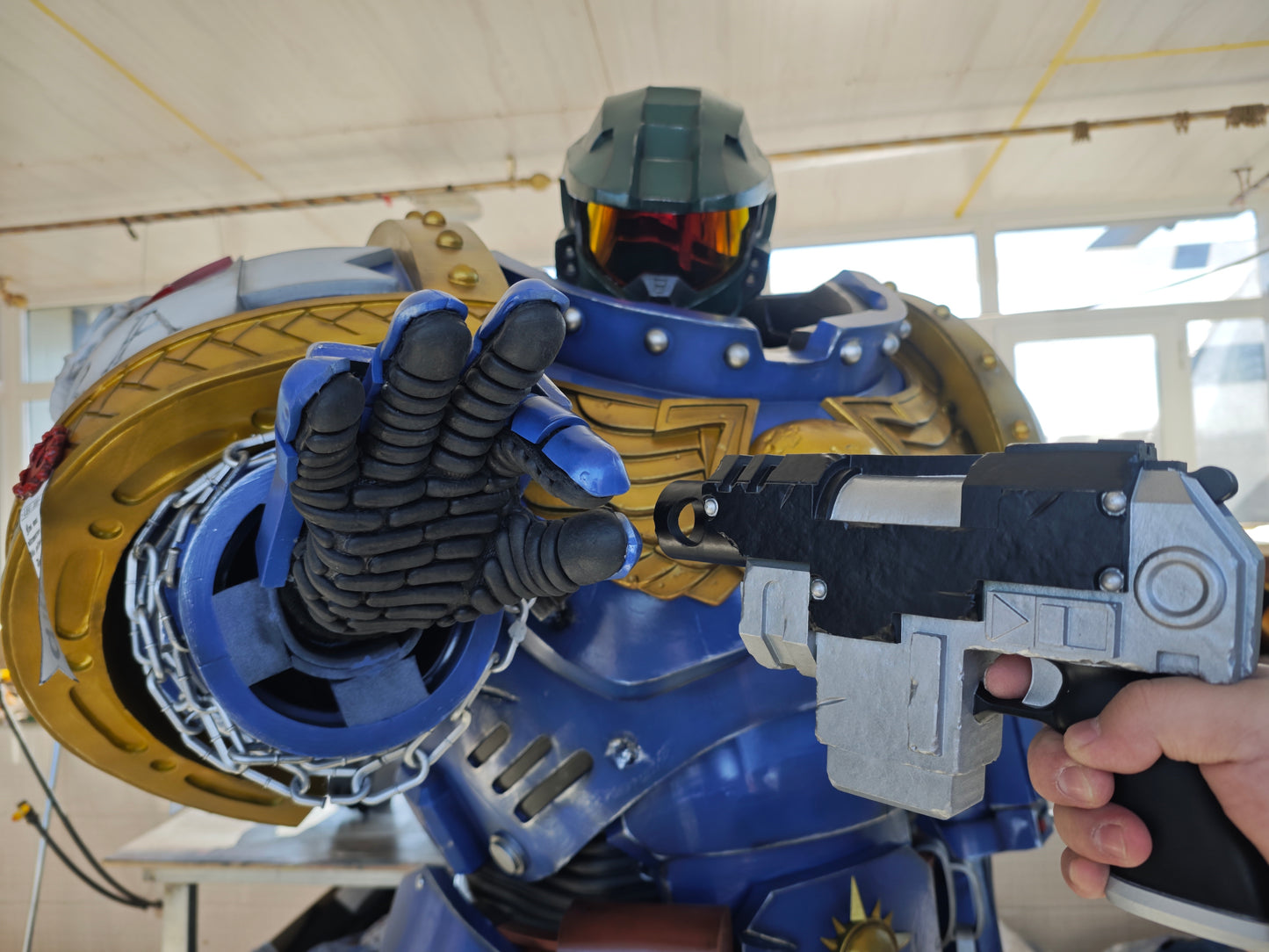 Warhammer Space Marine Titus Armor | Full Cosplay Suit Custom Made | Prop & Armor Commission