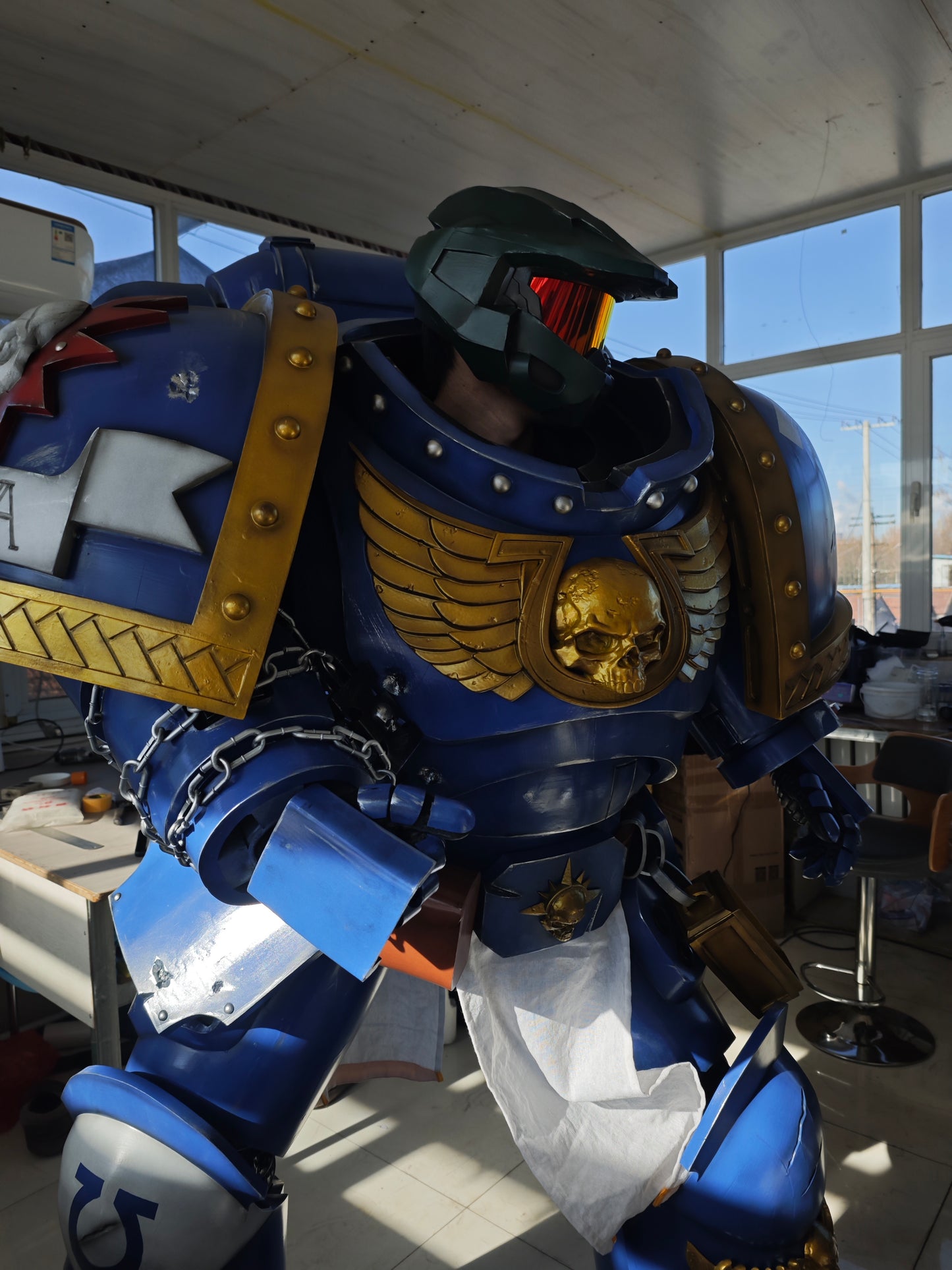 Warhammer Space Marine Titus Armor | Full Cosplay Suit Custom Made | Prop & Armor Commission