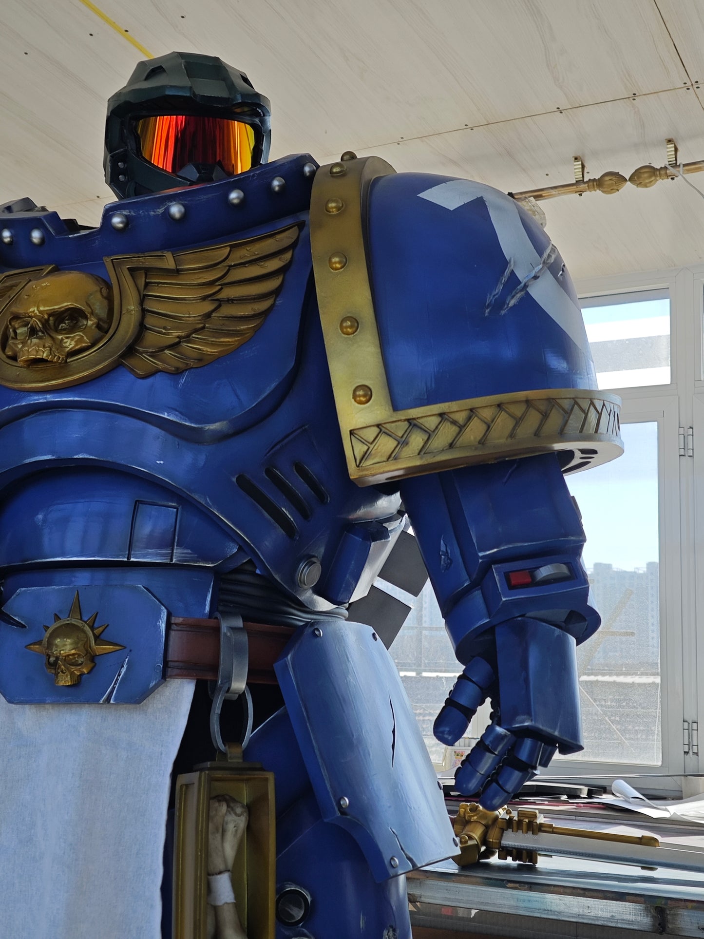 Warhammer Space Marine Titus Armor | Full Cosplay Suit Custom Made | Prop & Armor Commission