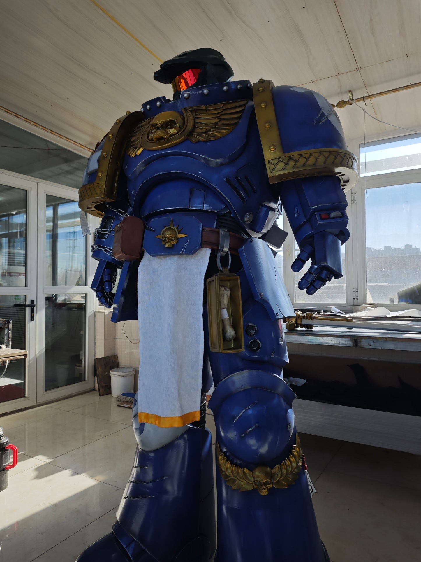Warhammer Space Marine Titus Armor | Full Cosplay Suit Custom Made | Prop & Armor Commission