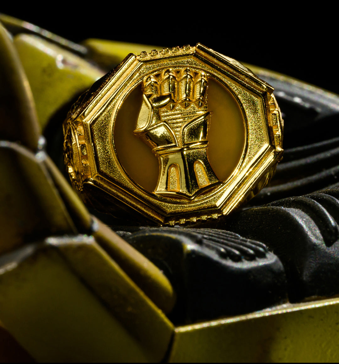 925 Sterling Silver Imperial Fists Ring – Warhammer Fan Gift | Inspired Jewelry by Starforged