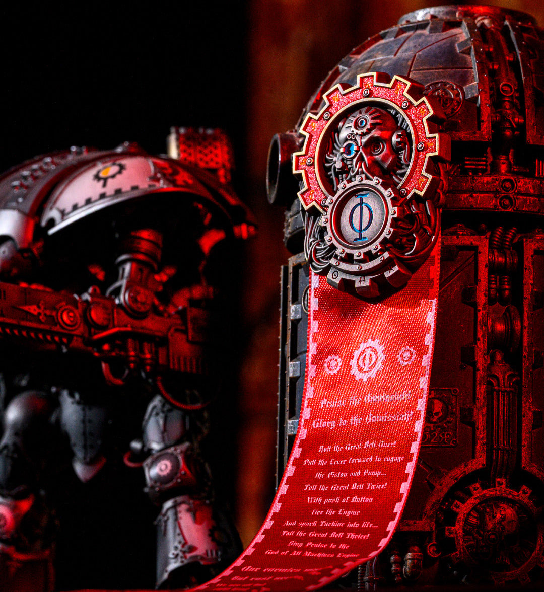 God of All Machines Pendant | Mechanical Theocracy Seal Badge | Cyber Relic Inspired Jewelry