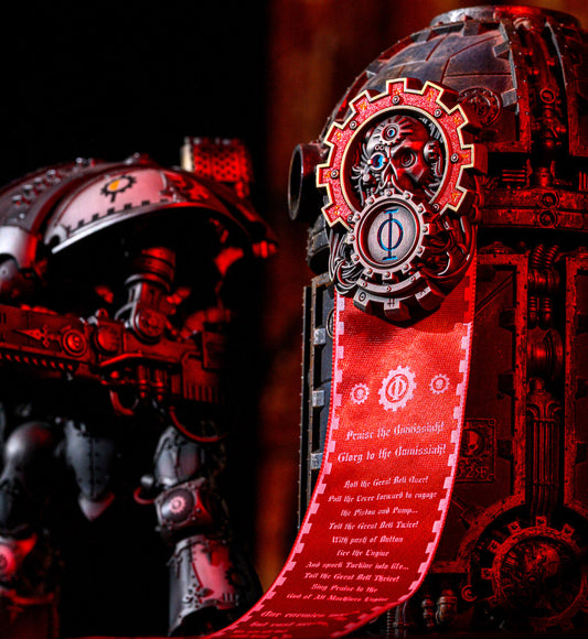 God of All Machines Pendant | Mechanical Theocracy Seal Badge | Cyber Relic Inspired Jewelry