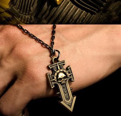 Warhammer 40K Indomitus Crusade Keychain – Starforged Accessory for Space Marine Fans