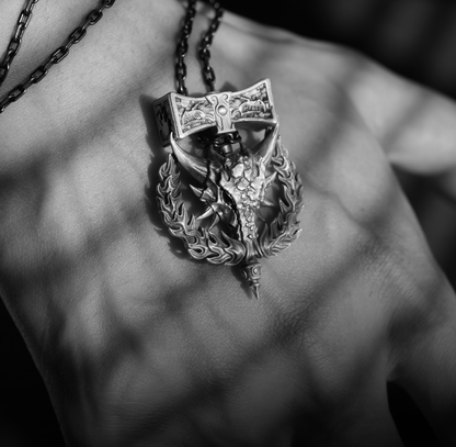 Salamanders-Inspired Pendant – Dawnbringer Warhammer Fan Necklace | Birthday Gift for Him by Starforged