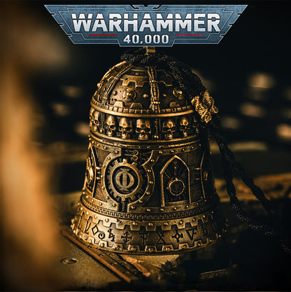 Warhammer 40K Domination Bell of Ominissah Adeptus Mechanicus Copper Pendant Other