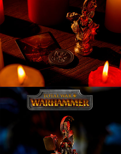 Karl Franz Resin Signet - Warhammer Imperial Aquila Wax Seal | TW WH Reikland Collectible