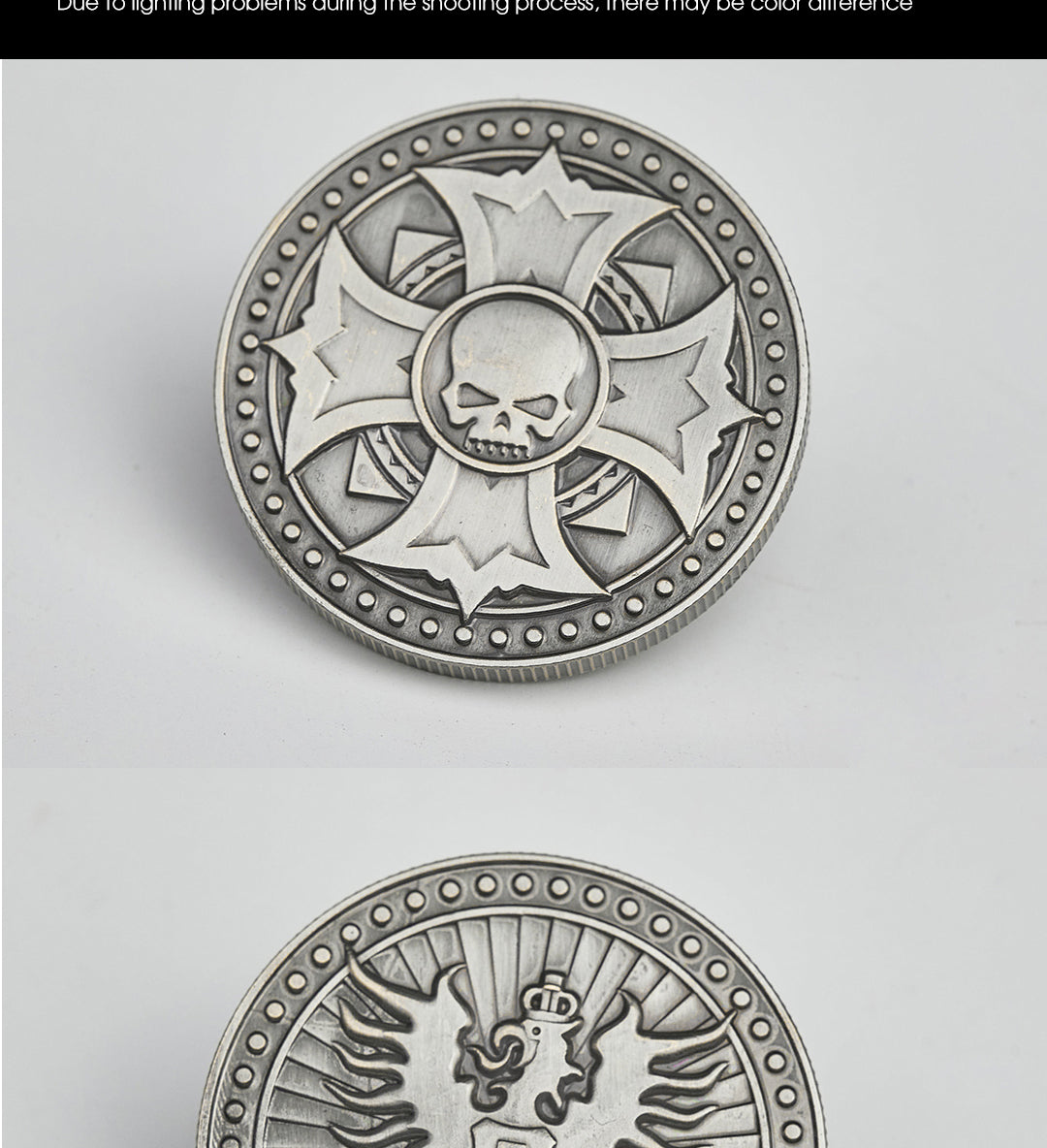 Warhammer Empire Reikland Coins - Antique Brass Currency Set | Total War Warhammer III Collectible | Imperial Soldier Pay Tokens