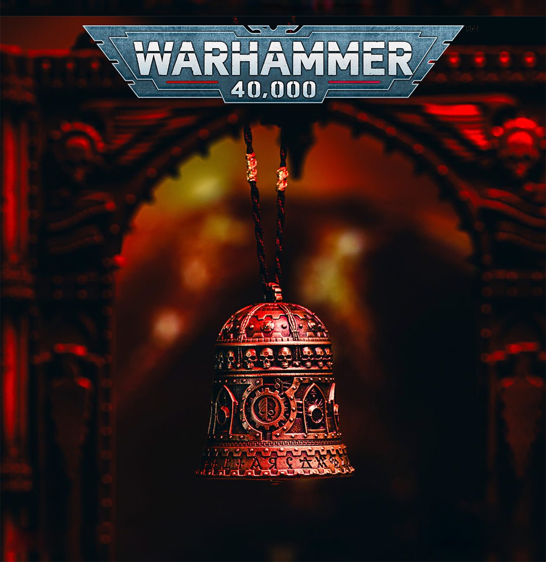 Warhammer 40K Domination Bell of Ominissah Adeptus Mechanicus Copper Pendant Other