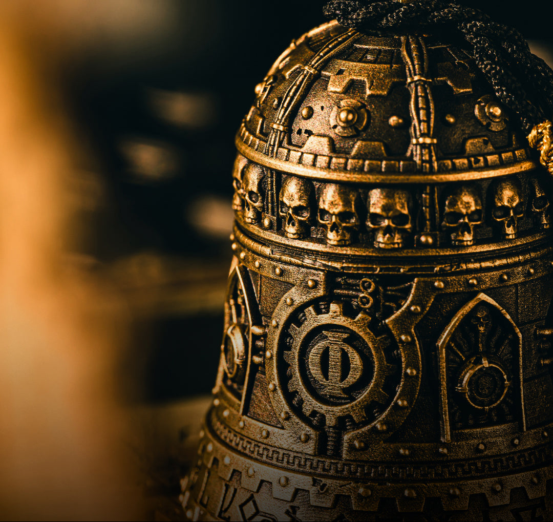 Warhammer 40K Domination Bell of Ominissah Adeptus Mechanicus Copper Pendant Other
