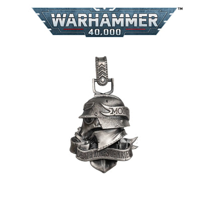 Memento Mori Pendant – Inspired by Death Korps of Krieg | Warhammer Fan Tribute Jewelry by Starforged
