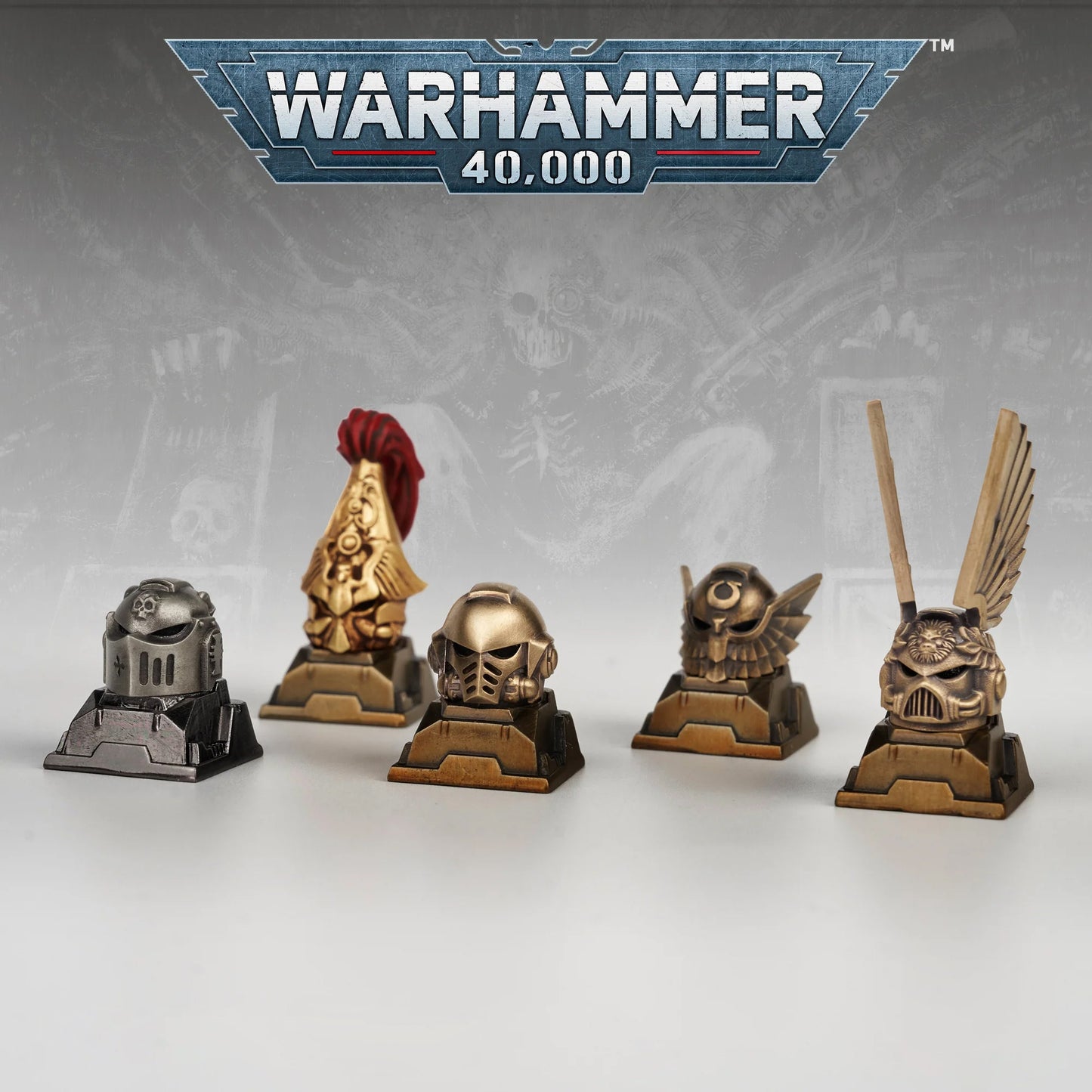 Artisan Keycap for Mechanical Keyboard – Inspired by Dark Angels & Adeptus Custodes | Warhammer Fan Gift by Starforged
