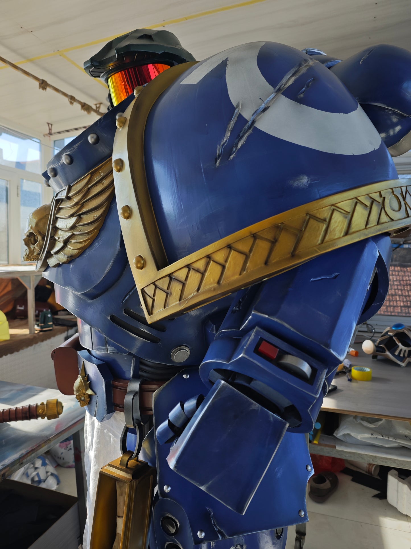 Warhammer Space Marine Titus Armor | Full Cosplay Suit Custom Made | Prop & Armor Commission
