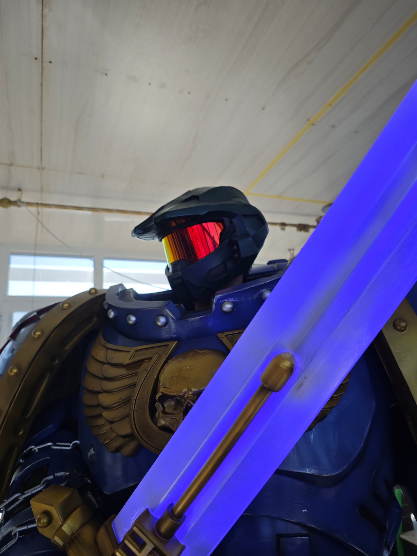 Warhammer Space Marine Titus Armor | Full Cosplay Suit Custom Made | Prop & Armor Commission