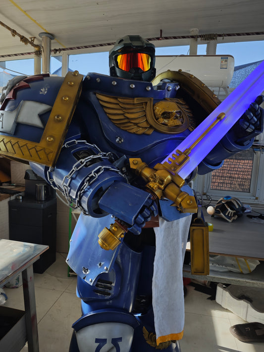 Warhammer Space Marine Titus Armor | Full Cosplay Suit Custom Made | Prop & Armor Commission
