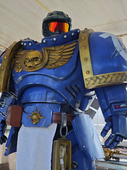 Warhammer Space Marine Titus Armor | Full Cosplay Suit Custom Made | Prop & Armor Commission
