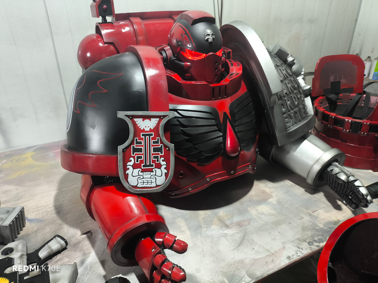 Custom Warhammer Cadian Kasrkin Full Armor Set | Handmade Cosplay Costume &amp; Prop Commission