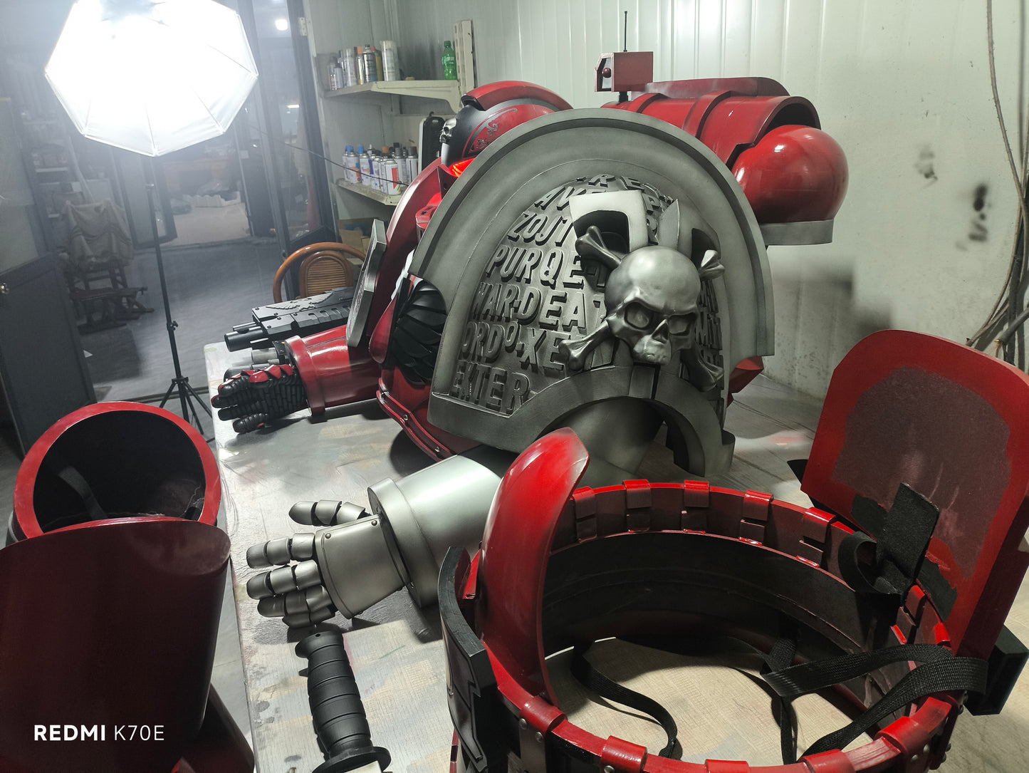 Custom Warhammer Cadian Kasrkin Full Armor Set | Handmade Cosplay Costume &amp; Prop Commission