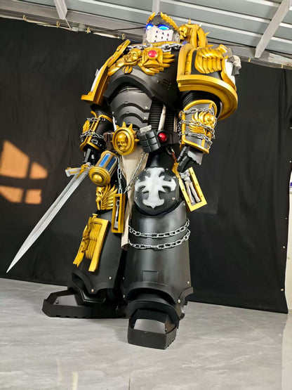 Custom Warhammer Sigismund Full Armor Set | Handmade Cosplay Costume & Prop Commission | Detailed Replica Suit