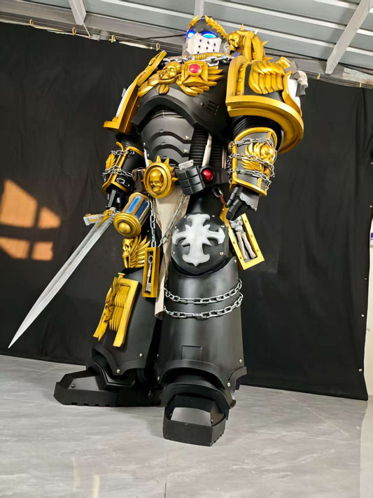 Custom Warhammer Sigismund Full Armor Set | Handmade Cosplay Costume & Prop Commission | Detailed Replica Suit