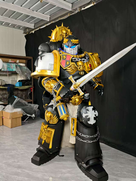 Custom Warhammer Sigismund Full Armor Set | Handmade Cosplay Costume & Prop Commission | Detailed Replica Suit