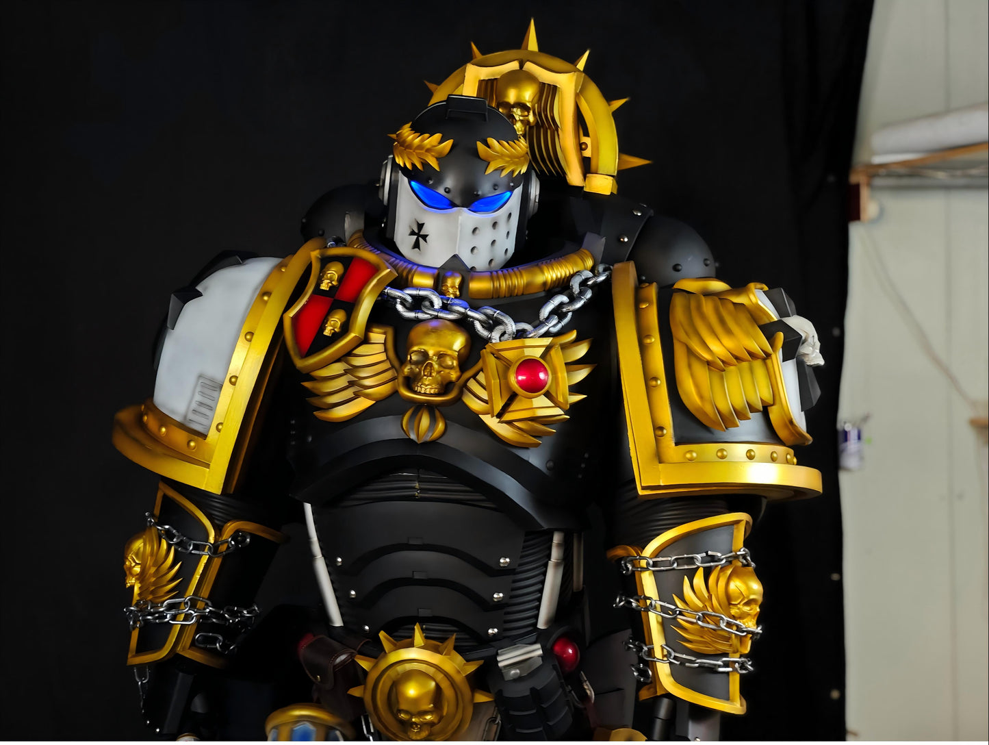 Custom Warhammer Sigismund Full Armor Set | Handmade Cosplay Costume & Prop Commission | Detailed Replica Suit
