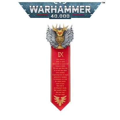 Crimson Legion Divine Seal Pin - Gothic Heroic Badge with Celestial Wings