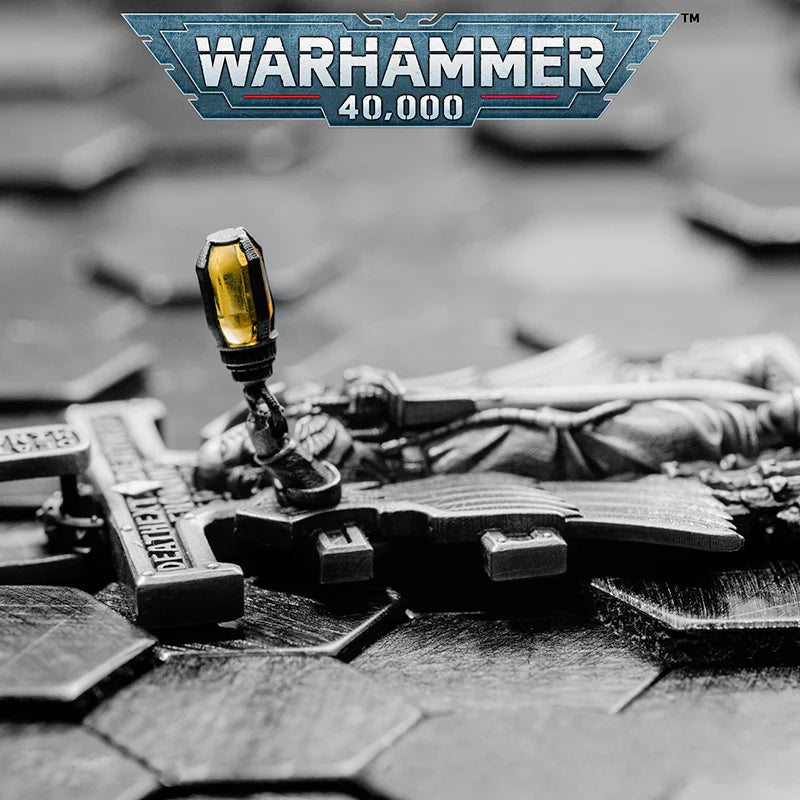 Warhammer 40K Deathwatch Stigmata Pendant | Space Marine Necklace | Fan Collectible Jewelry Inspired by Warhammer