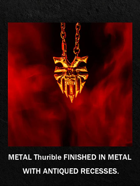 Ka’Bandha Inspired Chaos Demon Pendant – Copper Necklace for Men | Warhammer 40K Fan Jewelry