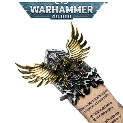 Galactic Eagle Medal Pin - Cyber Knight Brooch & Magnetic Collectible | Sci-Fi Fan Jewelry