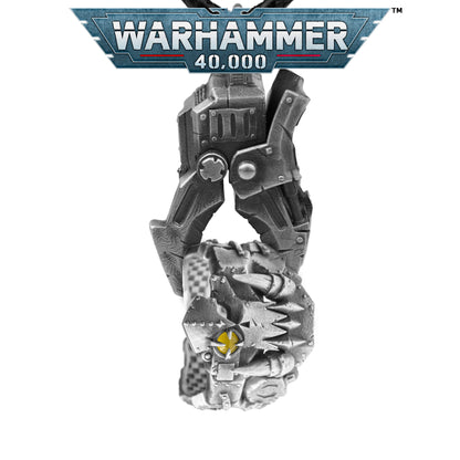 Warhammer 40K Ork Ring - 925 Silver Sculpted Hair & Dreadlocks | Ork Boyz Greenskin Statement Jewelry | Handmade 40K Gamer Ring | WH40K Gift