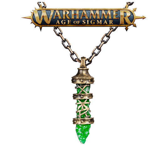Skaven-Inspired Copper Pendant – Old World Ratman Totem Necklace | Warhammer Fan Gift